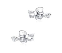Crystal Silver Stud Earring STS-6432